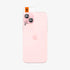 AGL07163 - iPhone 15 Pro / 15 Pro Max Optik Pro Lens Protector in natural titanium showing the device